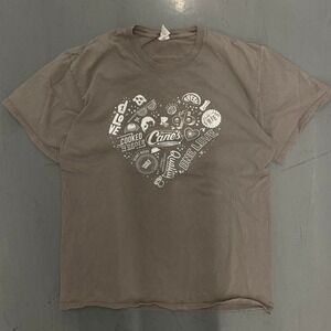 Brown Canes heart shirt